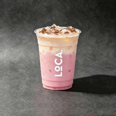Strawberry & Vanilla Latte